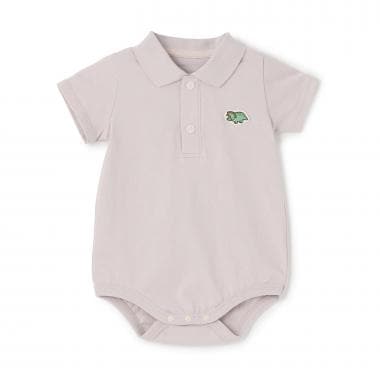 【NEBULA】恐竜ワッペンポロボディシャツ