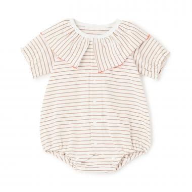 【NEBULA】メロウカラーボーダーボディシャツ