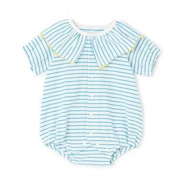 【NEBULA】メロウカラーボーダーボディシャツ