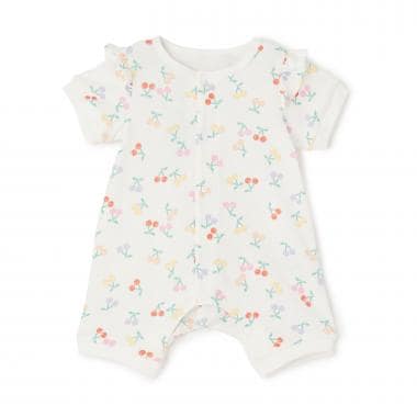 【NEBULA】2柄GIRL'S新生児ロンパス