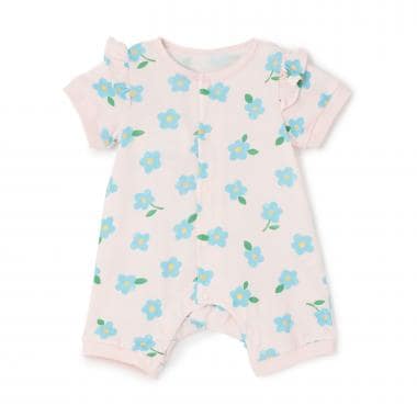 【NEBULA】2柄GIRL'S新生児ロンパス