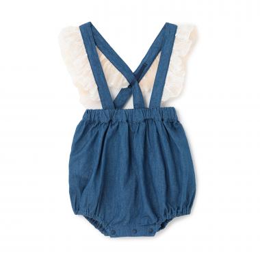 【NEBULA】フリルショルダーサロペット