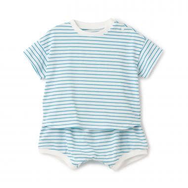 【LaStella】ボーダーベビーセットアップ