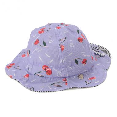 UVケア オリジナルチェリー柄帽子