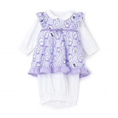 長く着られる総柄チュニック＋2WAYオール