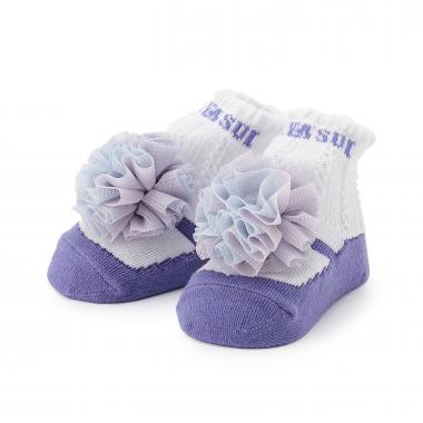 チュール梵天クルーソックス