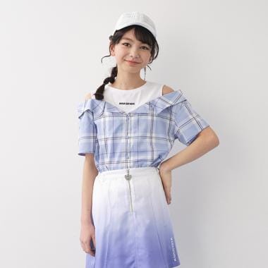 新品未使用　ANNA SUI mini チェックレイヤードトップス　140cm チェックレイヤードトップス（Tシャツ） | ANNA SUI mini（アナ