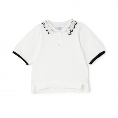 衿映えニットポロシャツ