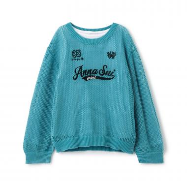 色彩映えメッシュニット＋長袖T