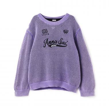 色彩映えメッシュニット＋長袖T