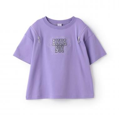 【親子リンク】ラインストーンロゴTシャツ