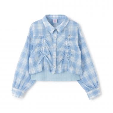 エアリーギャザーシャツ＋キャミ