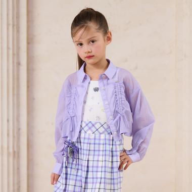 エアリーギャザーシャツ＋キャミ