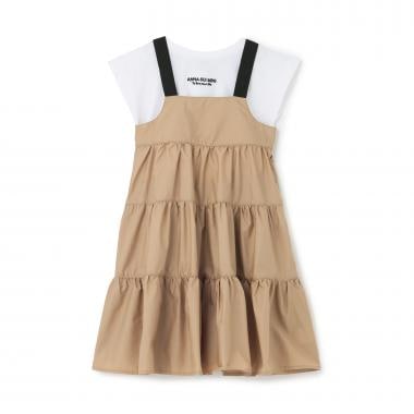 ☆彡短丈Tシャツ+ジャンスカ