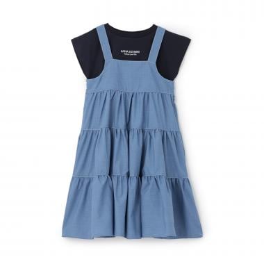 ☆彡短丈Tシャツ+ジャンスカ