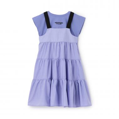 ☆彡短丈Tシャツ+ジャンスカ