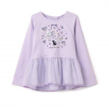 ペプラムチュールドリーミー長袖Tシャツ