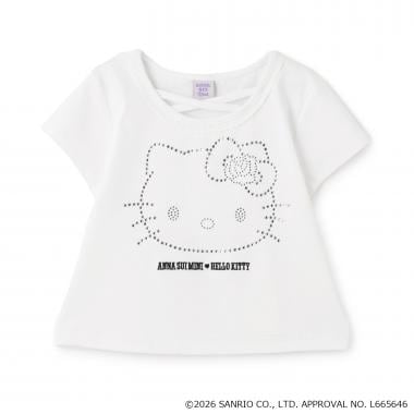 【HELLO KITTY】ラインストーンTシャツ