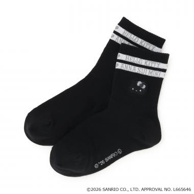 【3月27日発売予定】【HELLO KITTY】ラインクルーソックス
