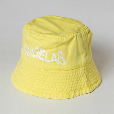 【MM6 Maison Margiela(エムエム6 メゾン マルジェラ)Kids&Junior】ブランドロゴバケットハット帽子