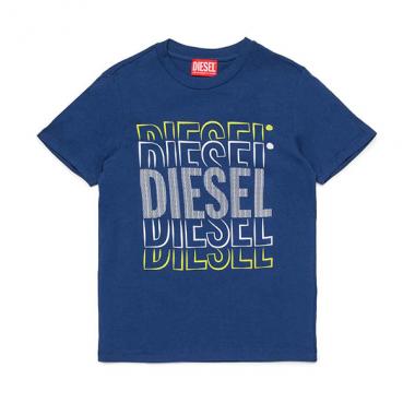 【DIESEL(ディーゼル)Kids&Junior】ブランドロゴ半袖Tシャツカットソー