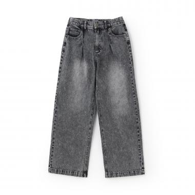 【LTXC】【セット可】タックワイドデニムパンツ