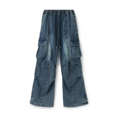 【LTXC/速乾/ストレッチ】デニムカーゴパンツ