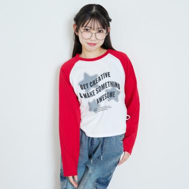 【LTXC/綿100%】アソートラグラン長袖T