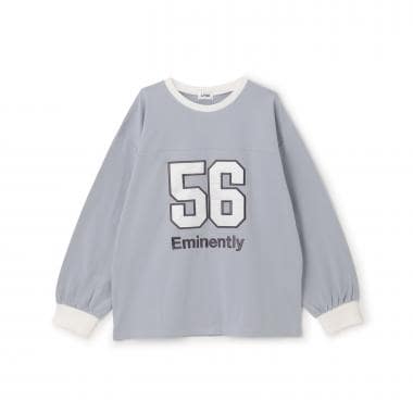 【LTXC/綿100%】ナンバーアップリ長袖T