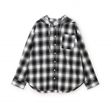 【LTXC】チェックシャツパーカー