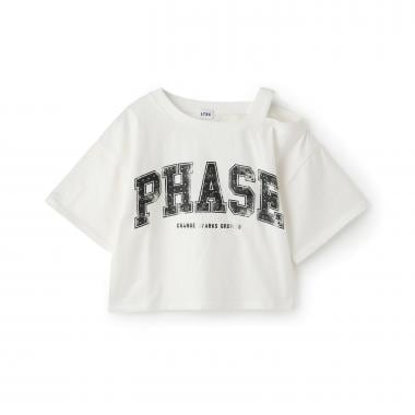 【LTXC/綿100％】ワンショルロゴ半T