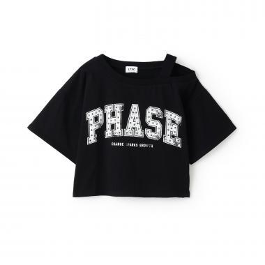 【LTXC/綿100％】ワンショルロゴ半T