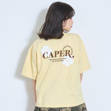 【LTXC/綿100%】5分袖グラフィック半袖T