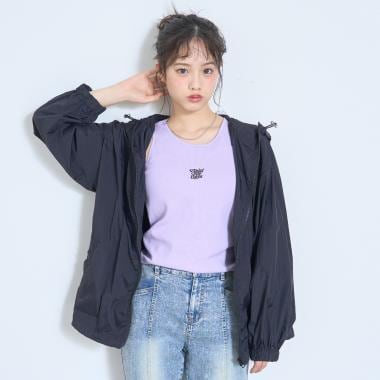 【LTXC/UV/防花粉】ナイロンジップブルゾン