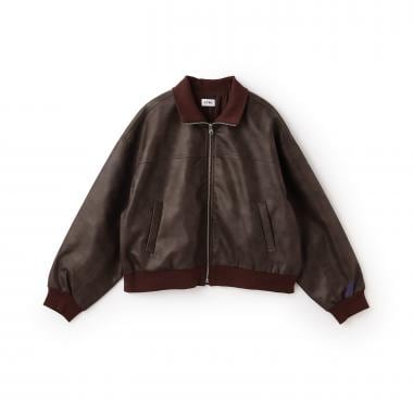 【LTXC】合皮ブルゾン