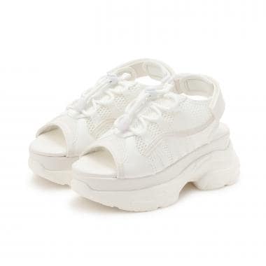 【LTXC】ドローコード厚底サンダル