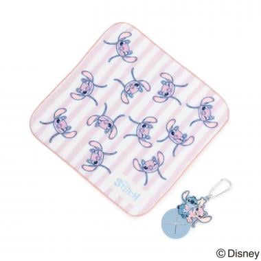【Disney】【スティッチ】/【LTXC】カラビナ付きハンドタオル