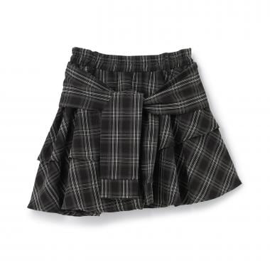 【LTXC】イレヘム腰巻き風チェックキュロット