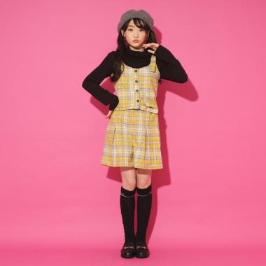 ビスチェキュロットセットアップ(120cm 黄): ジュニア