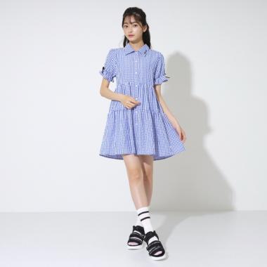 ファミリア ティアードワンピース 120 美品 ティアードワンピース