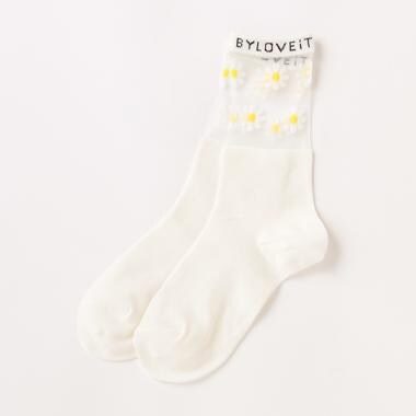 シアークルー丈ソックス【日本製】