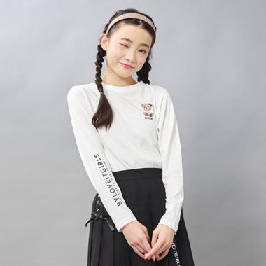 ラビ子ビビ長袖Tシャツ(120cm オフ ホワイト): ジュニア