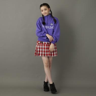 ティアードプリーツスカパン(120cm 赤): ジュニア - ナルミヤ