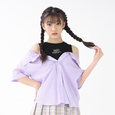 タンクセットアップ風シャツ