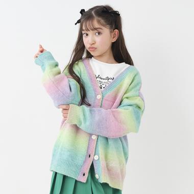 グラデーションカーディガン(120cm マルチ): ジュニア