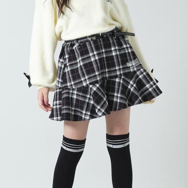 新品✨️ポンポネットジュニア ショートダブルジャケット チェックスカート セット ポンポネット ジュニア(pom ponette junior)のフォーマル/スーツ