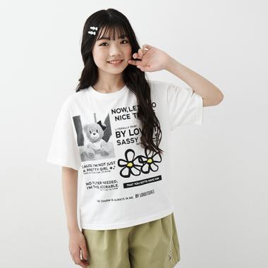 ラビ子パネルワイドTシャツ