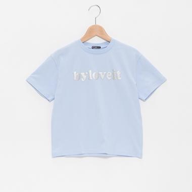 ぷっくりロゴプリントTシャツ