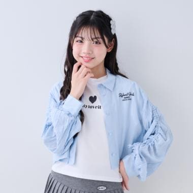 【春トレンド】ドロストシャツ