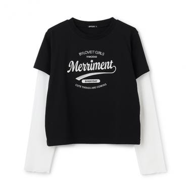 【ニコ☆プチ掲載】シアースリーブレイヤード風Tシャツ